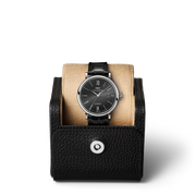  Shop Authentic IWC Portofino Automatic Black Dial Black Leather Strap Watch for Men - IW356502 - Luxxuri