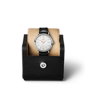  Shop Authentic IWC Portofino Automatic White Dial Black Leather Strap Watch for Men - IW356517 - Luxxuri