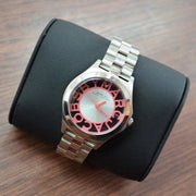  Shop Authentic Marc Jacobs Henry Silver Dial Silver Steel Strap Watch for Women - MBM3294 - Luxxuri