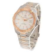  Shop Authentic Tag Heuer Aquaracer Calibre 5 Automatic White Dial Two Tone Steel Strap Watch for Men - WAY2150.BD0911 - Luxxuri