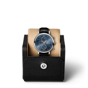  Shop Authentic IWC Portofino Chronograph Blue Dial Black Leather Strap Watch for Men - IW391036 - Luxxuri