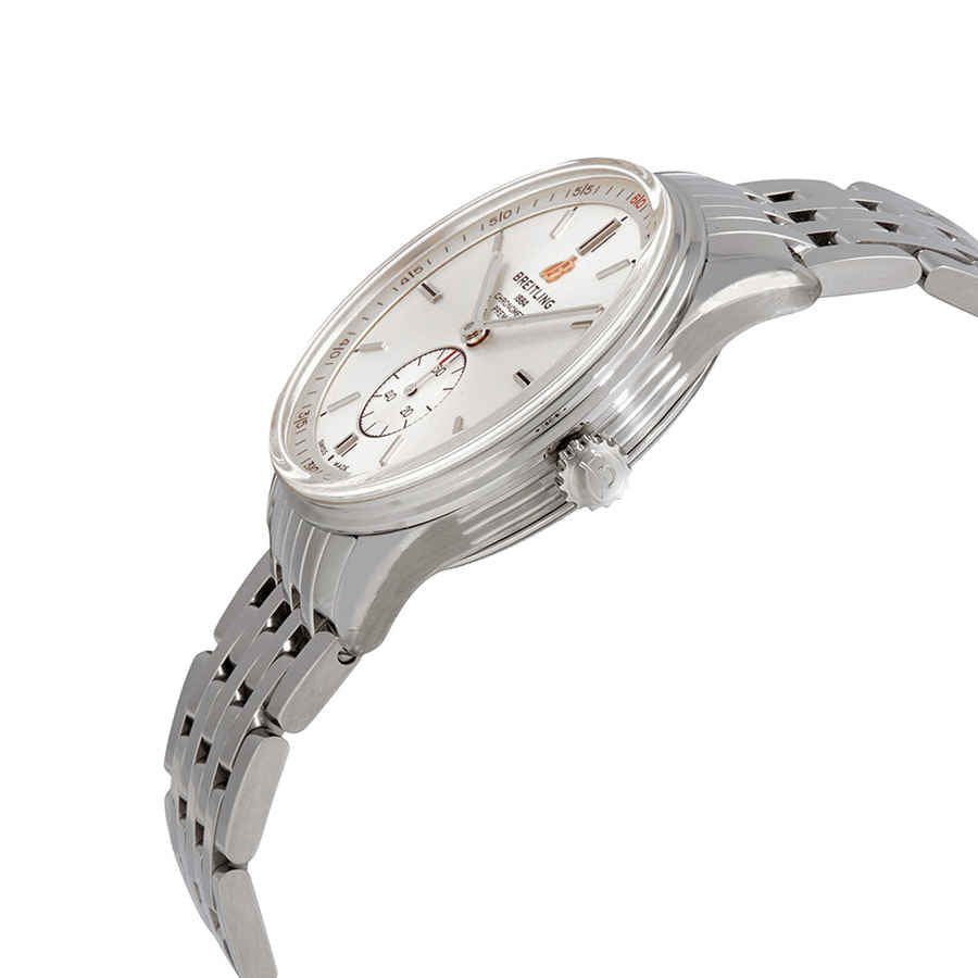  Shop Authentic Breitling Premier Automatic 40mm Stainless Steel Silver Dial Mens Watch - A37340351G1A1 - Luxxuri
