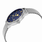  Shop Authentic Gucci G-Timeless Motifs Moon Phase Blue Dial Silver Mesh Bracelet Watch For Men - YA126328 - Luxxuri