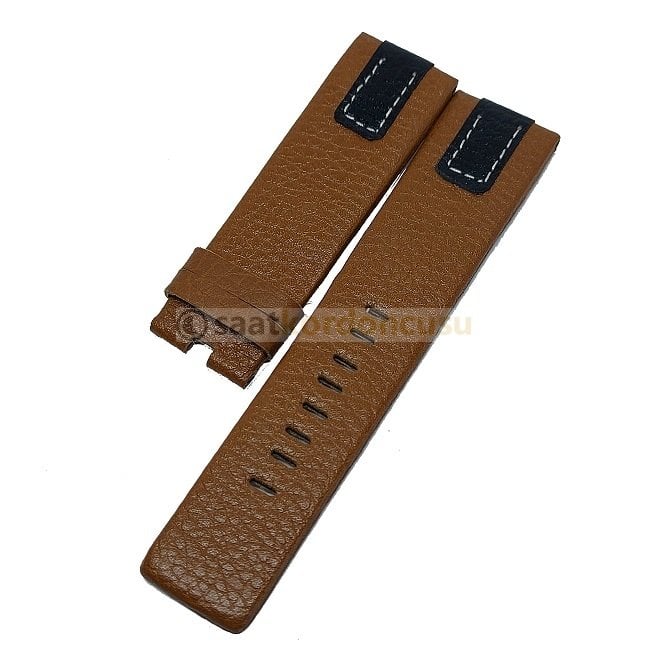  Shop Authentic Diesel Mega Chief Quartz Black Dial Two Tone Leather Strap Watch For Men - DZ4305 - Luxxuri