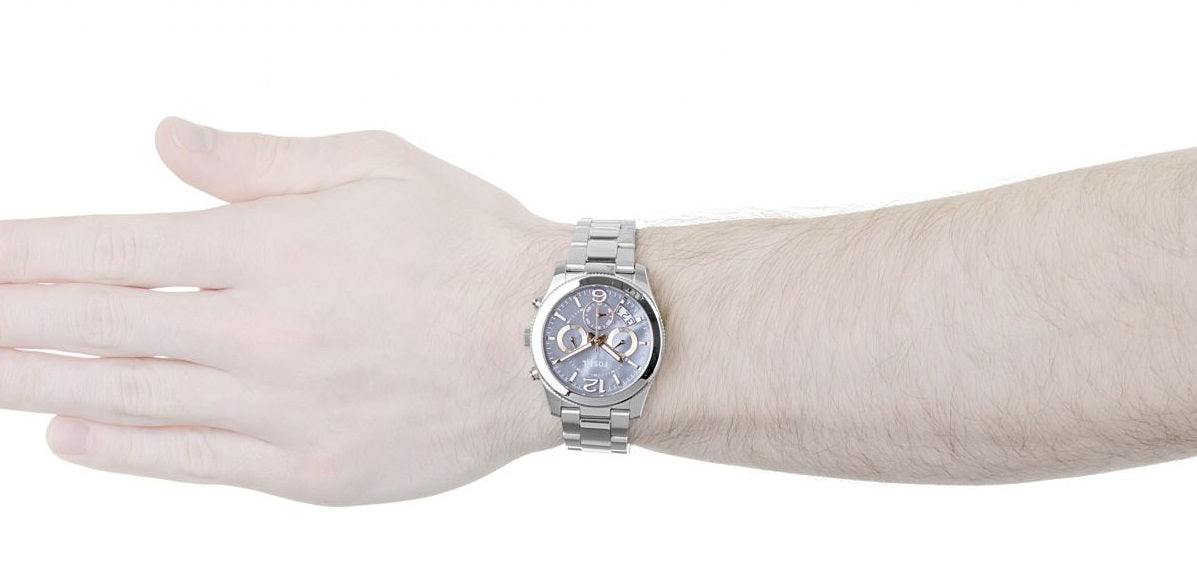  Shop Authentic Fossil Perfect Boyfriend Mother of Pearl Blue Dial Silver Steel Strap Watch for Women - ES3880 - Luxxuri