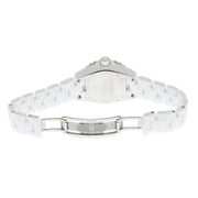  Shop Authentic Chanel J12 Diamonds Quartz Ceramic White Dial White Steel Strap Watch for Women - J12 H2422 - Luxxuri