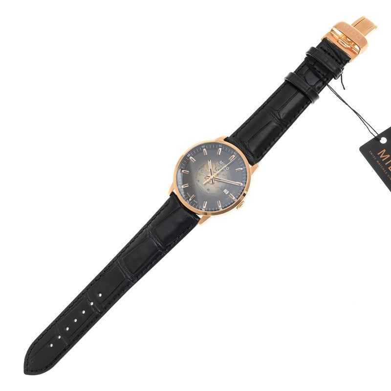  Shop Authentic Mido Commander Automatic Black Dial Black Leather Strap Watch For Men - M021.407.36.411.00 - Luxxuri
