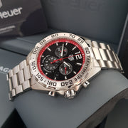  Shop Authentic Tag Heuer Formula 1 Chronograph Black Dial Silver Steel Strap Watch for Men - CAZ101Y.BA0842 - Luxxuri