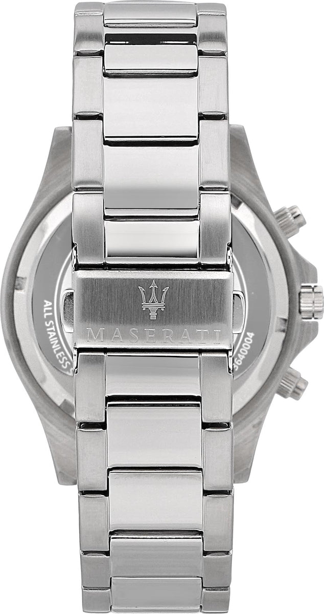 Shop Authentic Maserati SFIDA Chronograph Black Dial Silver Steel Strap Watch For Men - R8873640004 - Luxxuri
