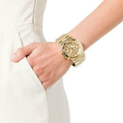  Shop Authentic Michael Kors Dylan Gold Dial Gold Steel Strap Watch for Women - MK5313 - Luxxuri