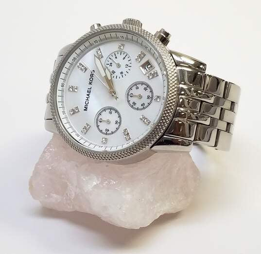  Shop Authentic Michael Kors Ritz White Dial Silver Stainless Steel Strap Watch for Women - MK5020 - Luxxuri