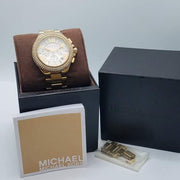  Shop Authentic Michael Kors Camille Silver Diamonds Dial Gold Steel Strap Watch for Women - MK5756 - Luxxuri