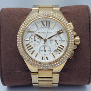  Shop Authentic Michael Kors Camille Silver Diamonds Dial Gold Steel Strap Watch for Women - MK5756 - Luxxuri