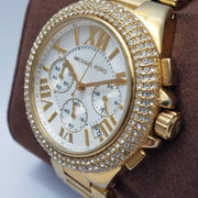  Shop Authentic Michael Kors Camille Silver Diamonds Dial Gold Steel Strap Watch for Women - MK5756 - Luxxuri