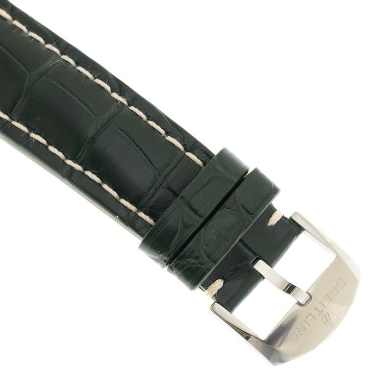  Shop Authentic Breitling Navitimer Automatic 41mm Green Dial Green Leather Strap Watch for Men - A17326361L1P1 - Luxxuri