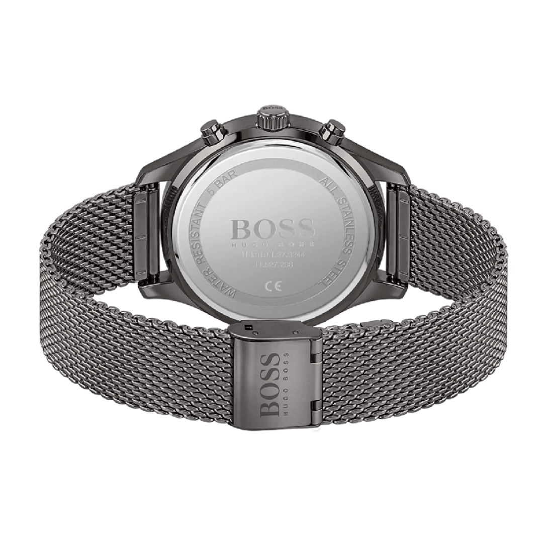  Shop Authentic Hugo Boss Associate Black Dial Black Mesh Bracelet Watch for Men - 1513769 - Luxxuri