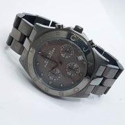  Shop Authentic Marc Jacobs Blade Chronograph Black Dial Black Steel Strap Watch for Women - MBM3103 - Luxxuri
