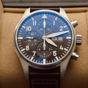  Shop Authentic IWC Pilot's Watch Chronograph Edition Brown Dial Brown Leather Strap Watch for Men - IW377713 - Luxxuri