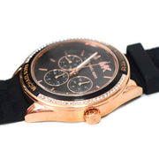  Shop Authentic Michael Kors Jessa Quartz Black Dial Black Silicone Strap Watch For Women - MK7266 - Luxxuri