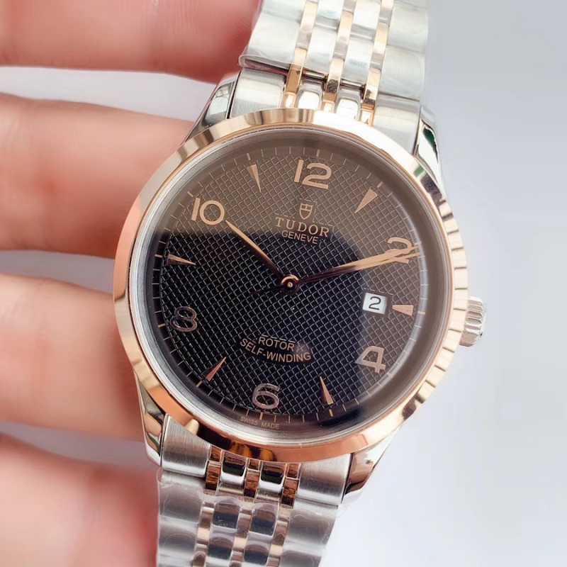  Shop Authentic Tudor 1926 Automatic Black Dial Two Tone Steel Strap Watch for Men - M91651-0003 - Luxxuri