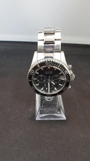  Shop Authentic Guess Chaser Chronograph Black Dial Silver Steel Strap Watch for Men - W0170G1 - Luxxuri