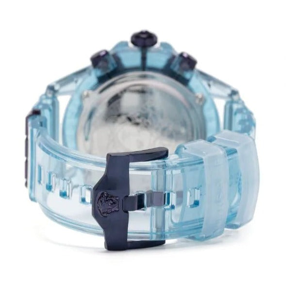  Shop Authentic Versace Icon Active Chronograph Purple Dial Blue Silicone Strap Watch For Men - VEZ701523 - Luxxuri