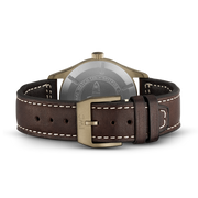  Shop Authentic IWC Pilot's Watch Automatic Spitfire Green Dial Brown Leather Strap Watch for Men - IW326802 - Luxxuri