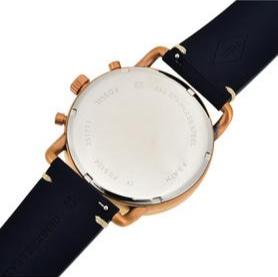  Shop Authentic Fossil The Commuter Blue Dial Blue Leather Strap Watch for Men - FS5404 - Luxxuri
