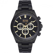  Shop Authentic Hugo Boss Ikon Black Dial Black Steel Strap Watch for Men - 1513278 - Luxxuri