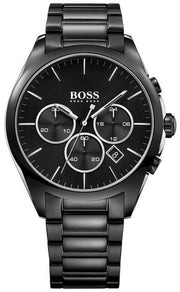  Shop Authentic Hugo Boss Onyx Black Dial Black Steel Strap Watch for Men - 1513365 - Luxxuri