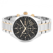  Shop Authentic Hugo Boss Grand Prix Black Dial Two Tone Steel Strap Watch for Men - 1513473 - Luxxuri