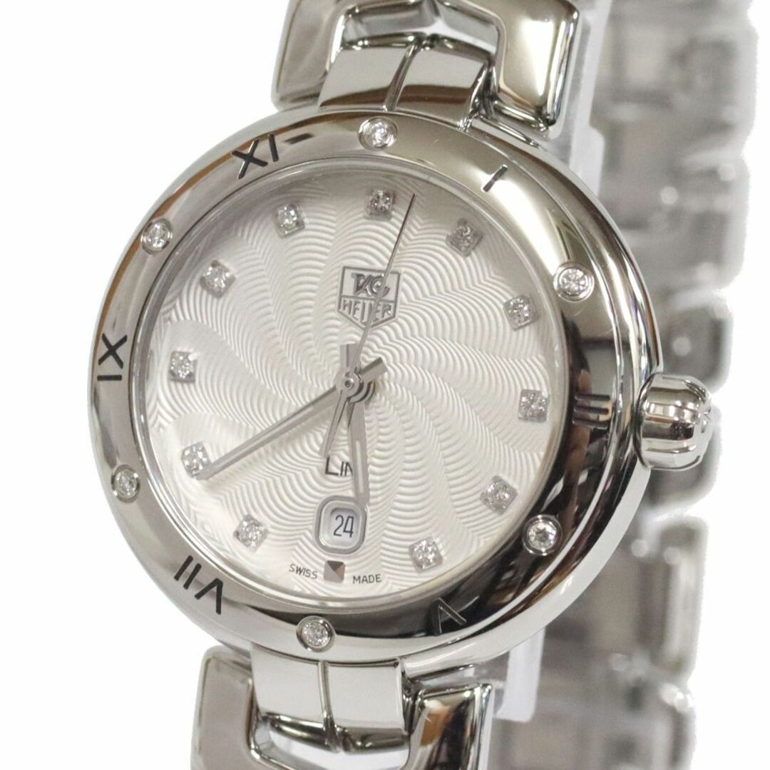  Shop Authentic Tag Heuer Link Diamonds Mother of Pearl Dial Silver Steel Strap Watch for Women -  WAT1417.BA0954 - Luxxuri