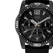  Shop Authentic Guess Commander Black Dial Black Rubber Strap Watch for Men - GW0211G3 - Luxxuri