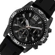  Shop Authentic Guess Commander Black Dial Black Rubber Strap Watch for Men - GW0211G3 - Luxxuri