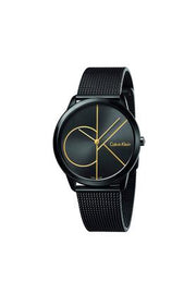  Shop Authentic Calvin Klein Minimal Black Dial Black Mesh Bracelet Watch for Men - K3M214X1 - Luxxuri