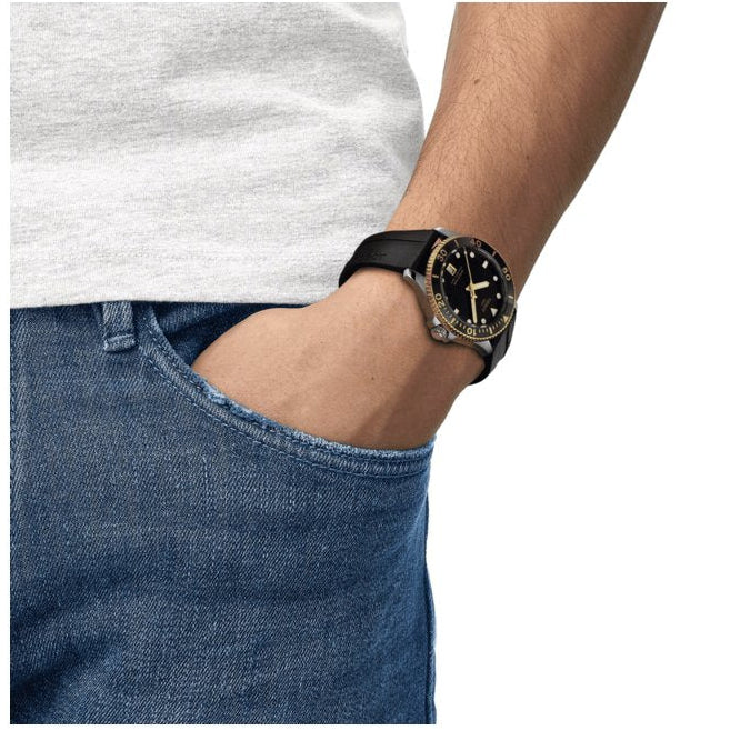  Shop Authentic Tissot Seastar 1000 Black Dial Black Rubber Strap Watch For Men - T120.410.27.051.00 - Luxxuri