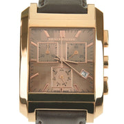  Shop Authentic Burberry Heritage Chronograph Square Grey Dial Brown Leather Strap Watch for Men - BU1566 - Luxxuri