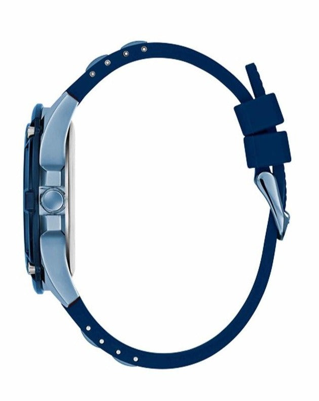  Shop Authentic Guess Delta Blue Dial Blue Silicone Strap Watch for Men - GW0051G4 - Luxxuri