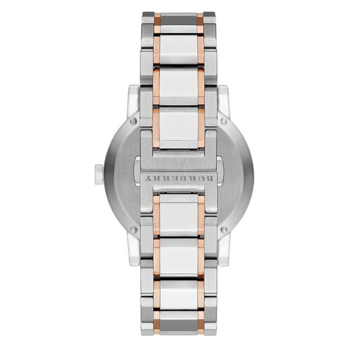  Shop Authentic Burberry The City White Dial Two Tone Steel Strap Watch for Women - BU9006 - Luxxuri