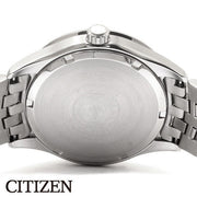  Shop Authentic Citizen Eco Drive Black Dial Silver Steel Strap Watch For Men - BM7250-56E - Luxxuri