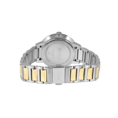  Shop Authentic Hugo Boss Signature Silver Dial Two Tone Steel Strap Watch for Women - 1502568 - Luxxuri