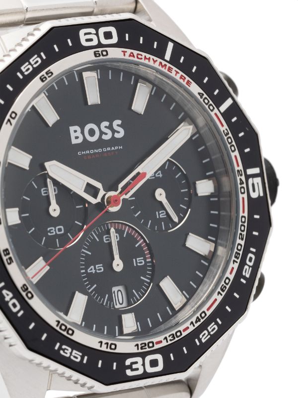  Shop Authentic Hugo Boss Intensity Chronograph Black Dial Silver Steel Strap Watch For Men - 1513680 - Luxxuri