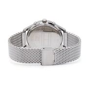  Shop Authentic Tommy Hilfiger Weston Chronograph Blue Dial Silver Mesh Bracelet Watch For Men - 1710504 - Luxxuri
