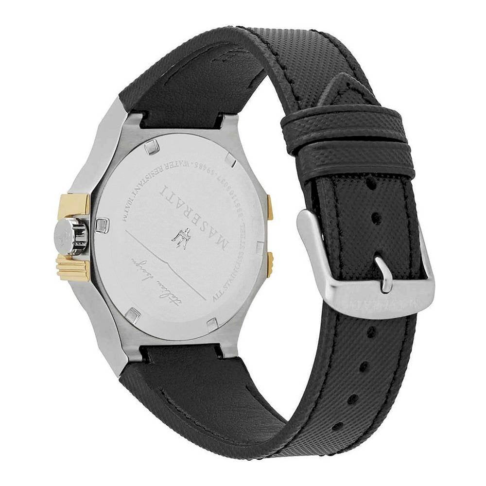  Shop Authentic Maserati Potenza Automatic Skeleton Grey Dial Black Leather Strap Watch For Men - R8821108037 - Luxxuri