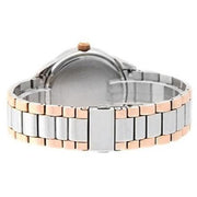  Shop Authentic Bulova Crystal Collection Silver Dial Two Tone Steel Strap Watch for Women - 98N100 - Luxxuri