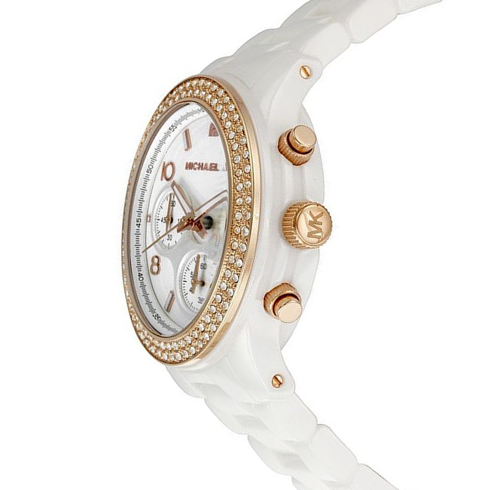  Shop Authentic Michael Kors Ceramic White Dial White Steel Strap Watch for Women - MK5269 - Luxxuri