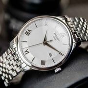  Shop Authentic Tissot T Classic Tradition Silver Dial Silver Steel Strap Watch For Men - T063.610.11.038.00 - Luxxuri