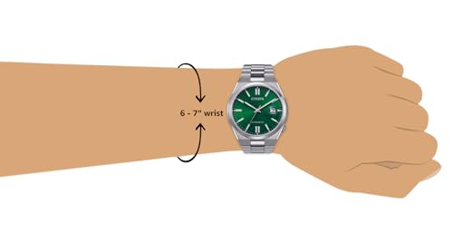  Shop Authentic Citizen Tsuyosa Automatic Green Dial Silver Steel Strap Watch For Men - NJ0150-81X - Luxxuri
