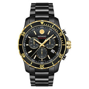  Shop Authentic Movado Series 800 Chronograph Black Dial Black Steel Strap Watch For Men - 2600180 - Luxxuri