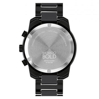  Shop Authentic Movado Bold Verso Black Dial Black Steel Strap Watch for Men - 3600863 - Luxxuri